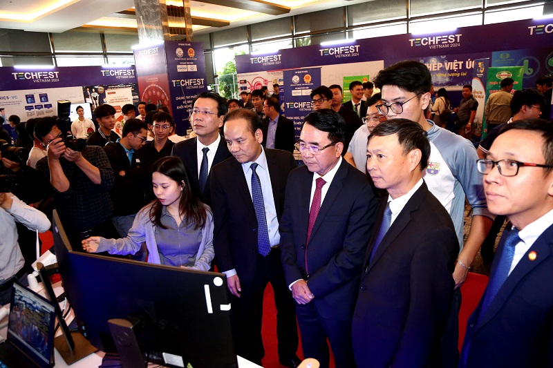 Triển lãm Sản phẩm và Dịch vụ Khởi nghiệp Sáng tạo tại Techfest Việt Nam 2024: Điểm nhấn của hệ sinh thái đổi mới sáng tạo quốc gia